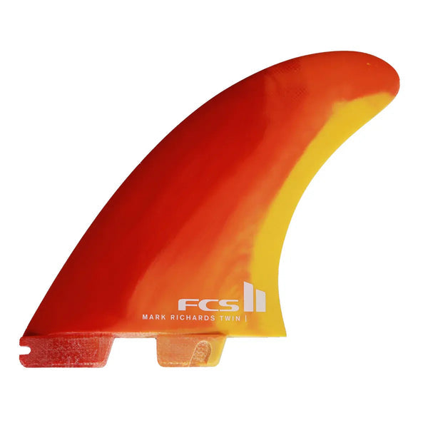 FCS II MARK RICHARDS PC TWIN + TRAILER FINS - SUNSET SWIRL | FCS | Surfboard Fins. - Northshore Newquay - Surf/Skate Shop