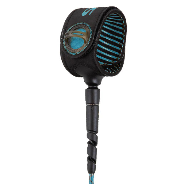 FCS freedom helix 7ft leash Tranquil blue | FCS | Surfboard Leash - Northshore Newquay - Surf/Skate Shop