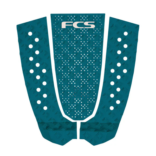 FCS T-3 ECO BLEND SURFBOARD TRACTION DECKGRIP Tidal teal | FCS | Traction pad - Northshore Newquay - Surf/Skate Shop
