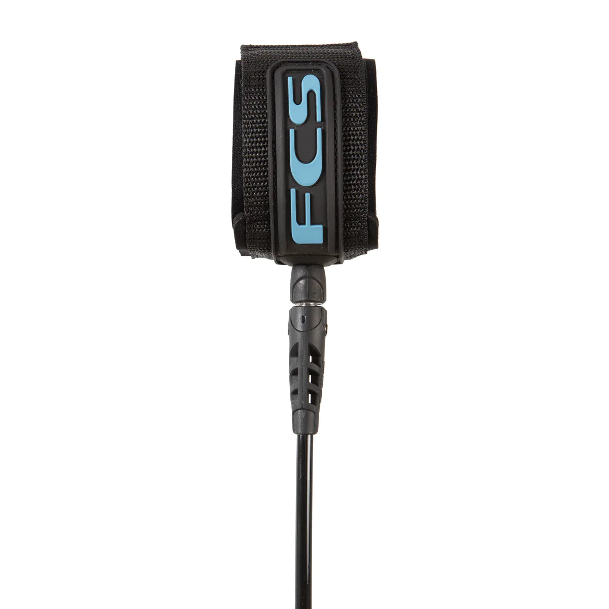 FCS 6ft Classic Regular Series Leash Black blue | FCS | Surfboard Leash