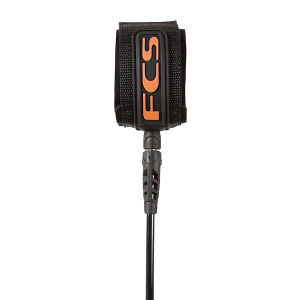 FCS 7ft Classic series regular leash Black eclipse | FCS | - Northshore Newquay - Surf/Skate Shop