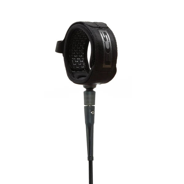 FCS ALL ROUND 7ft ESSENTIAL SERIES LEASH Black | FCS | Surfboard Leash - Northshore Newquay - Surf/Skate Shop