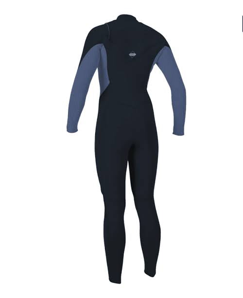 O’NEILL WOMENS HYPERFREAK 4/3Mm CHEST ZIP FULL WETSUIT - Carbon/Lilly | O’neill | Winter Wetsuit