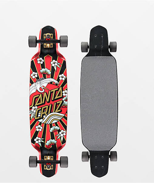 Santa Cruz Crane Dot 37.5" Drop Through Longboard Complete | Santa Cruz |