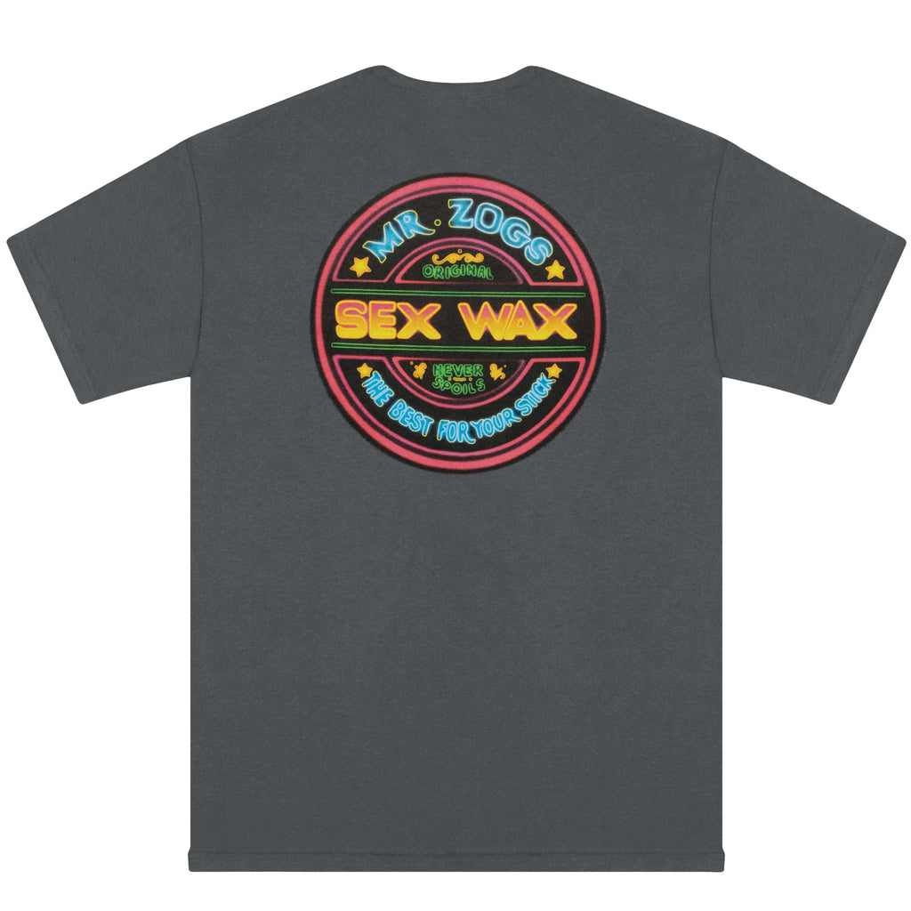 Mr Zogs Sex Wax Neon T-shirt Dark Heather | Mr Zogs Sex Wax |