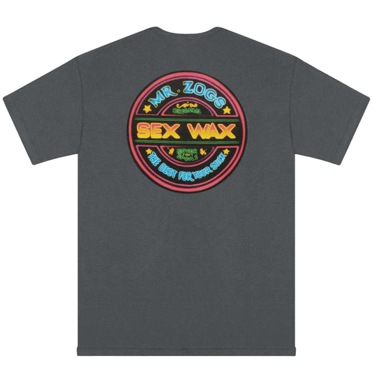 Mr Zogs Sex Wax Neon T-shirt Dark Heather | Mr Zogs Sex Wax |