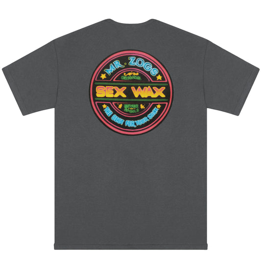 Mr Zogs Sex Wax Neon T-shirt Dark Heather | Mr Zogs Sex Wax |