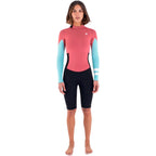 HURLEY Womens Air 2mm Mid Long Sleeve Back Zip Shorty Wetsuit | Hurley |