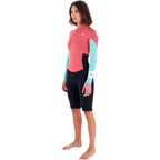 HURLEY Womens Air 2mm Mid Long Sleeve Back Zip Shorty Wetsuit | Hurley |