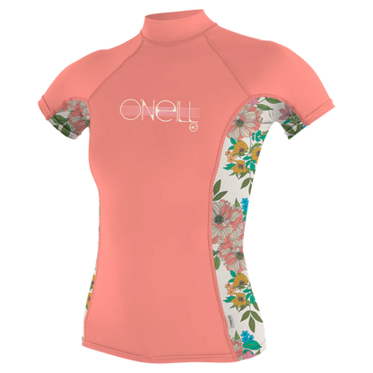 O'Neill girls Premium Skins S/S Turtleneck Desert flower/cara floral