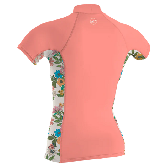 O'Neill girls Premium Skins S/S Turtleneck Desert flower/cara floral