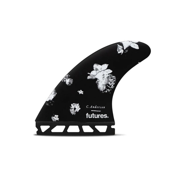 Ando Blackstix Size Large Black | Futures | Thruster