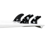 Ando Blackstix Size Large Black | Futures | Thruster