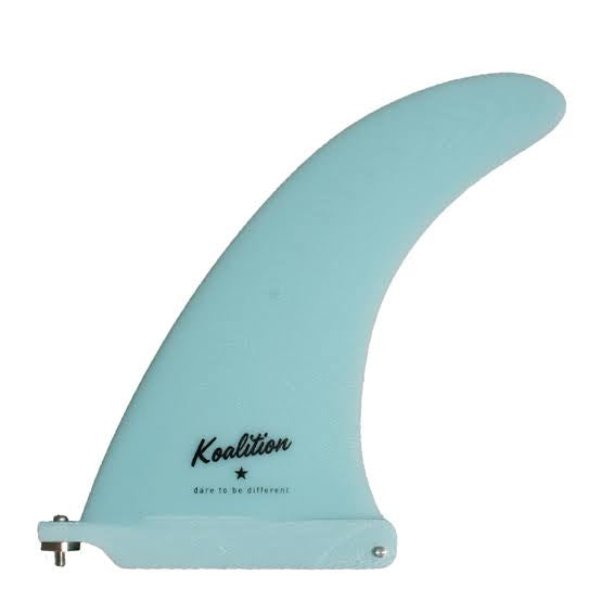 KOALITION California Classic 7.5” pastel single fin | Pink/Blue Pastel blue | Koalition | Fin - Northshore Newquay - Surf/Skate