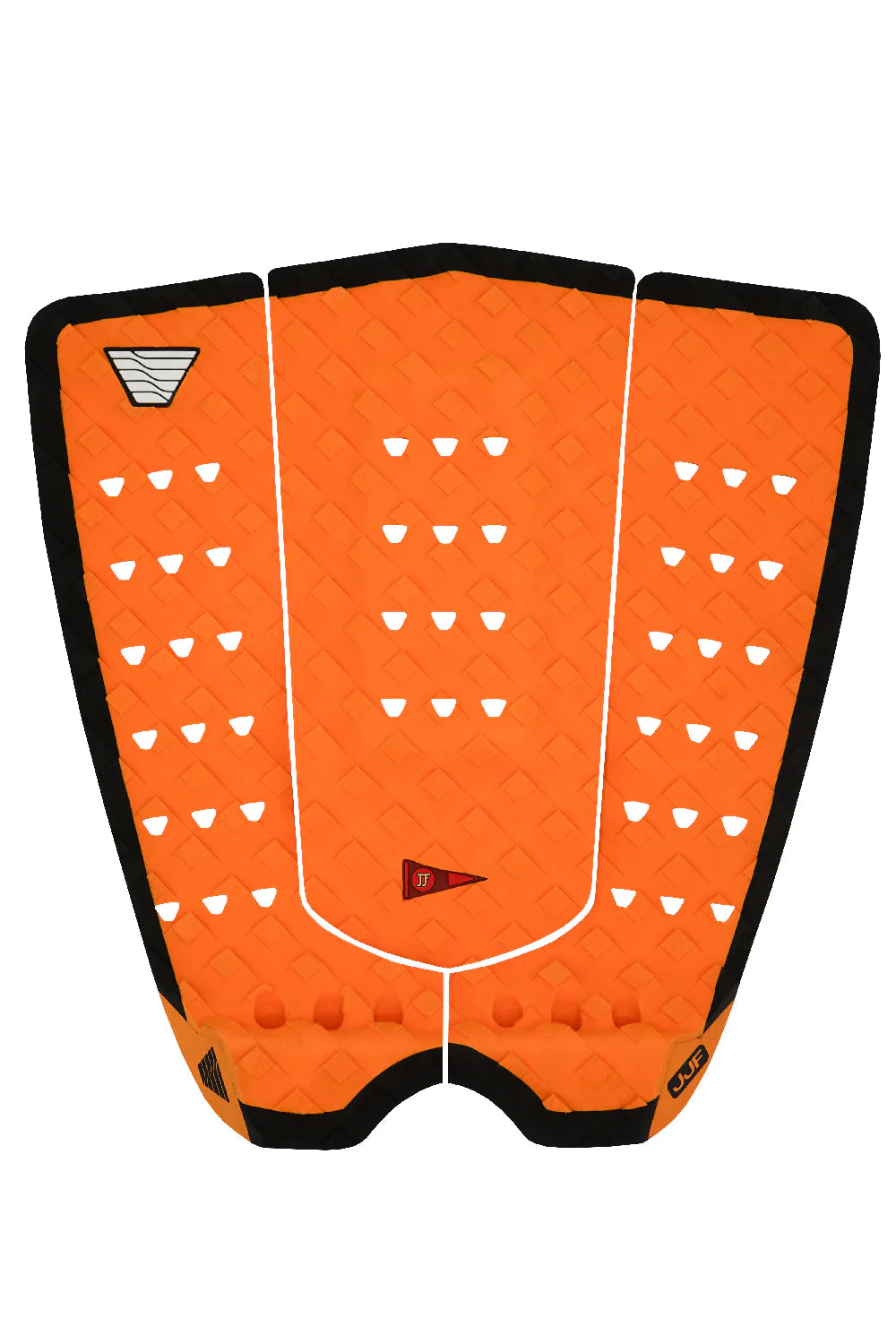 VEIA JJF PRO SQUASH TAIL SURFBOARD DECK PAD Black and orange | VEIA | Deck Pad