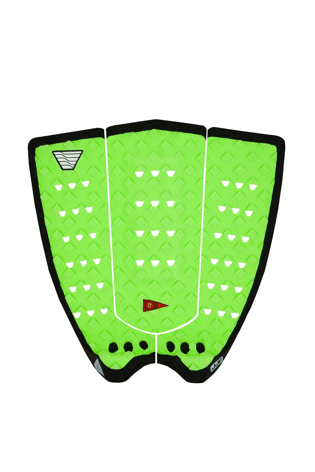 VEIA JJF PRO SQUASH TAIL SURFBOARD DECK PAD Green and black | VEIA | Deck Pad
