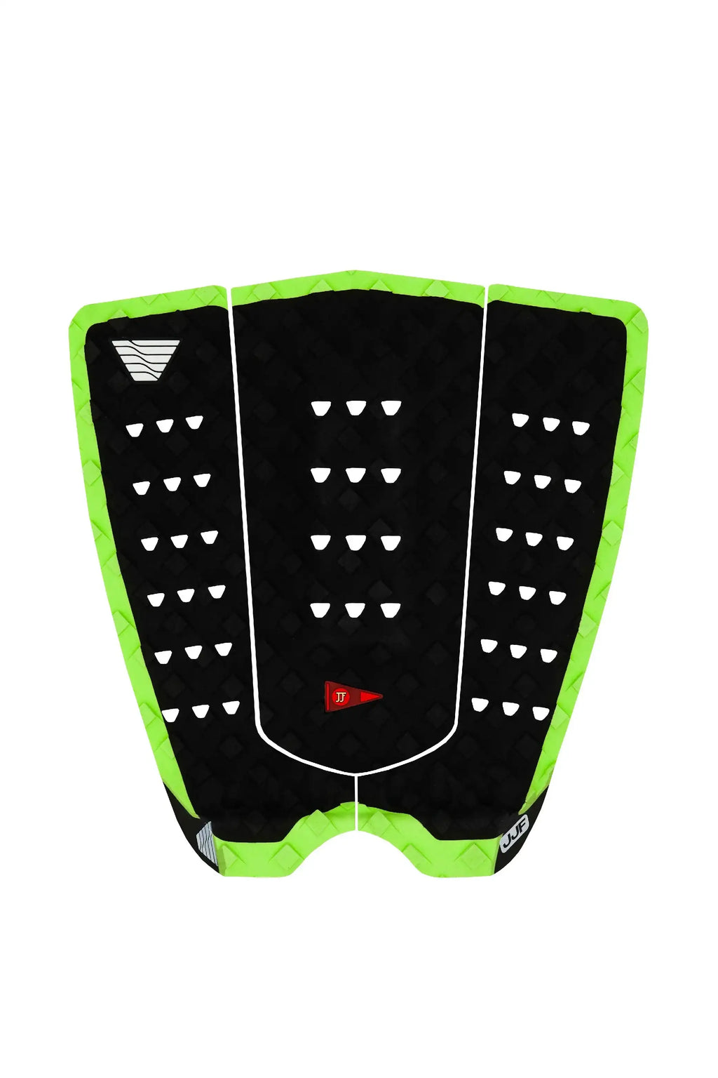 VEIA JJF PRO SQUASH TAIL SURFBOARD DECK PAD Black and green | VEIA | Deck Pad - Northshore Newquay - Surf/Skate