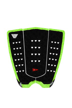 VEIA JJF PRO SQUASH TAIL SURFBOARD DECK PAD Black and green | VEIA | Deck Pad