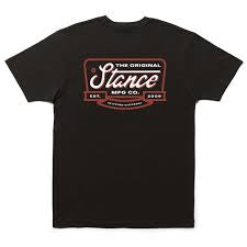 Stance Script Seal Tee - black | Stance | T Shirt