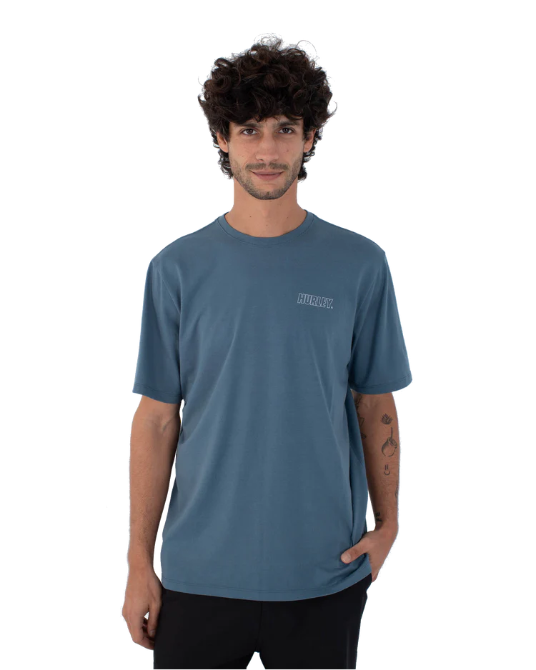 Hurley H20 Dri Fit Fastlane Lined-Grey Teal | Hurley |