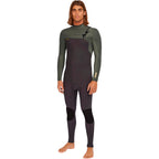 MENS O’NEILL HYPERFREAK 5/4MM CHEST ZIP FULL WETSUIT - arabica/ranger | O’neill | Winter Wetsuit