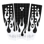 GORILLA GRIP TEAM SERIES KYUSS TRACTION PAD White flames | Gorilla Grip | Traction pad - Northshore Newquay - Surf/Skate Shop