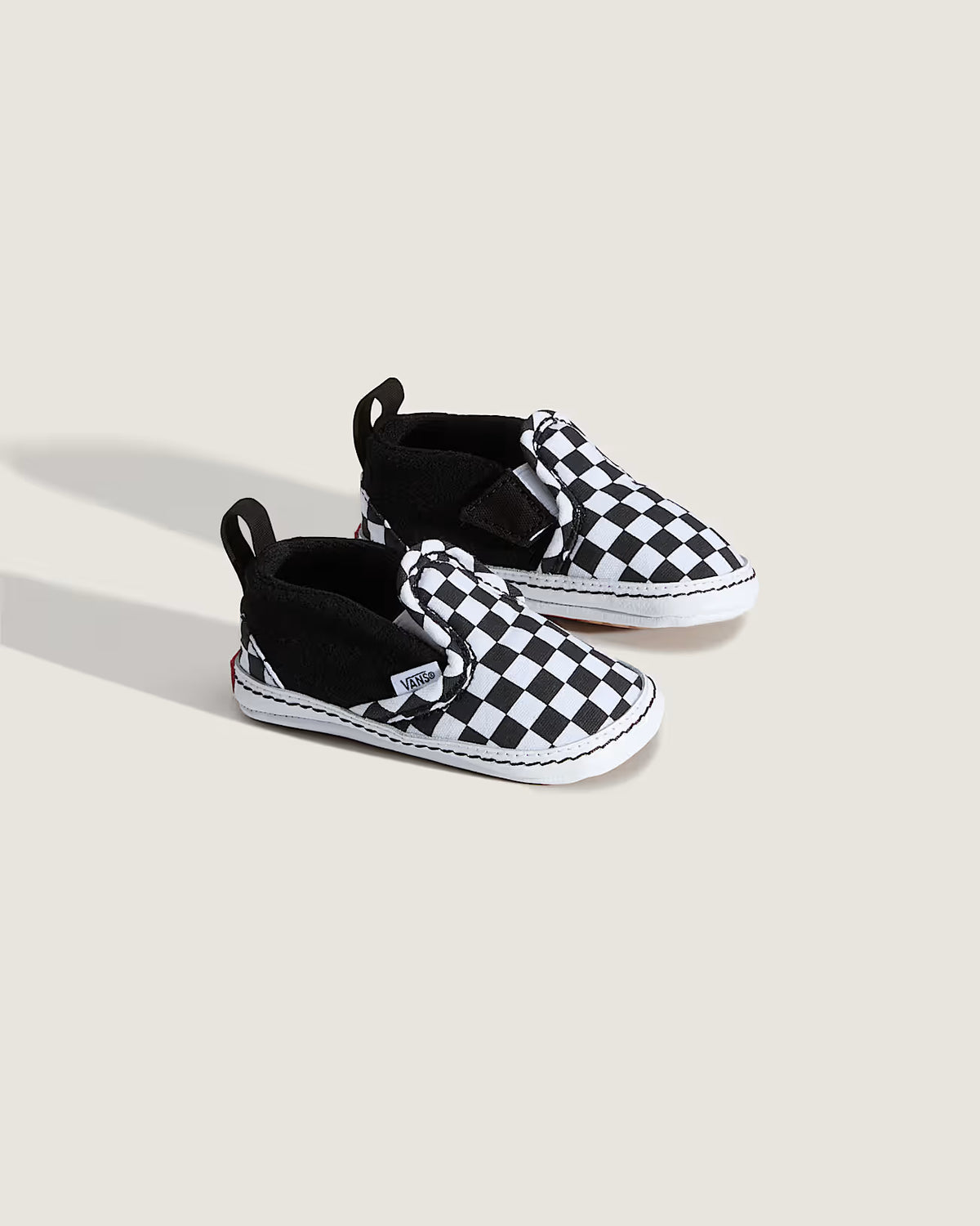 Vans Slip On V Crib Shoe-Black/True White UK3.5 | Vans | - Northshore Newquay - Surf/Skate Shop