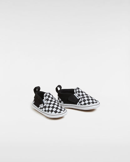 Vans Infant Slip-On Crib Shoes-Black/Checkerboard UK3.5 | Vans | Childrens Shoes