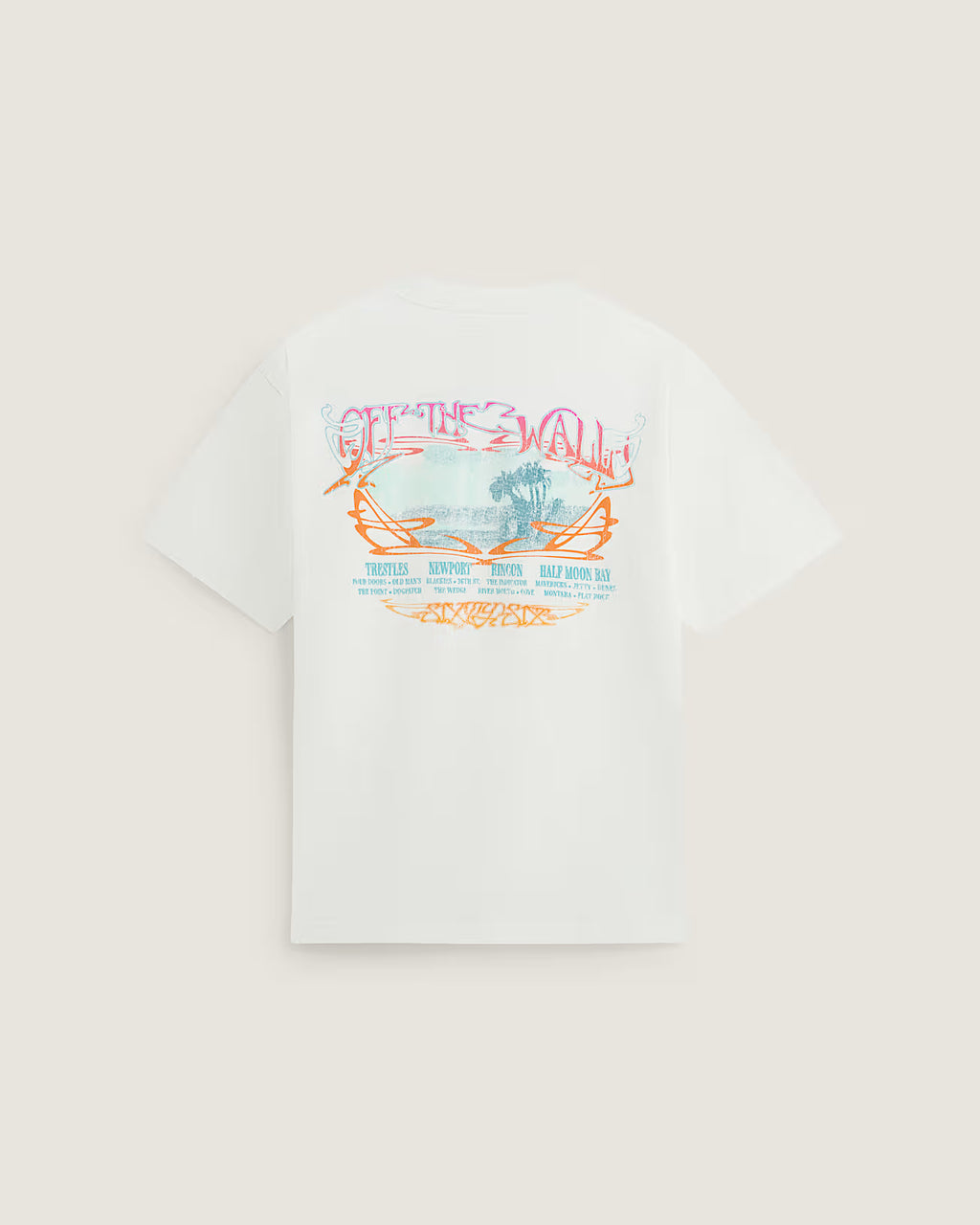 Vans Jetty Sets T-Shirt-Marshmallow | Vans | - Northshore Newquay - Surf/Skate Shop