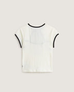 Vans Kari Tie Neck Top-Classic White/black | Vans | crop Top