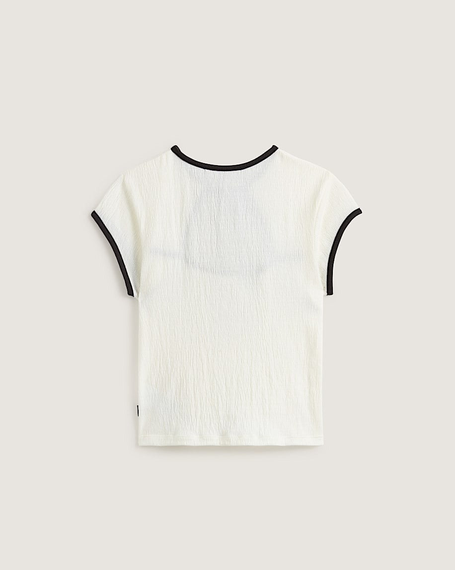 Vans Kari Tie Neck Top-Classic White/black | Vans | crop Top