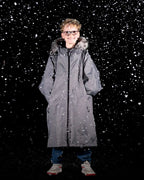 DryRobe Alpine Kids Age 5-9 Charcoal Black | Dryrobe | Dryrobe