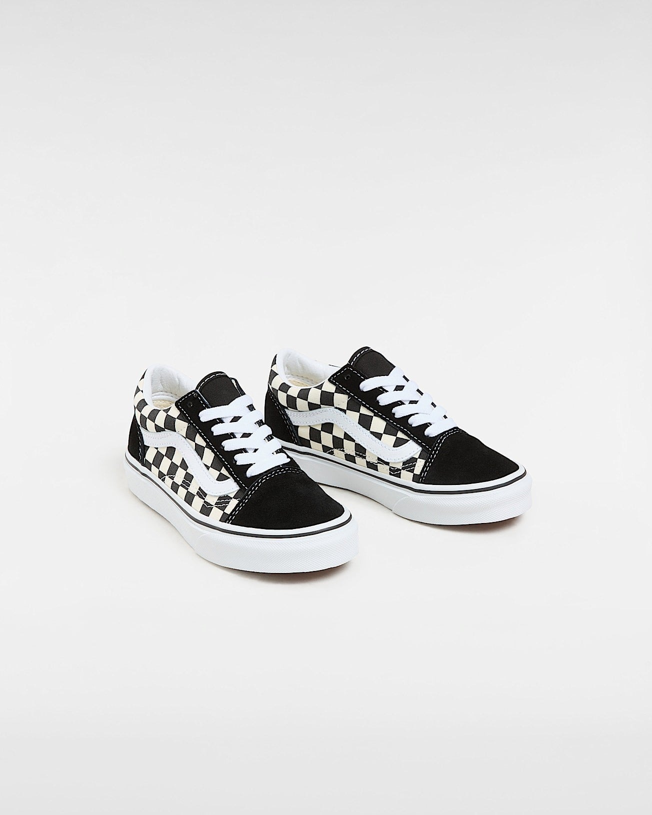 Vans Kids Old Skool-Primary Check-Black/White | Vans | Childrens Shoes