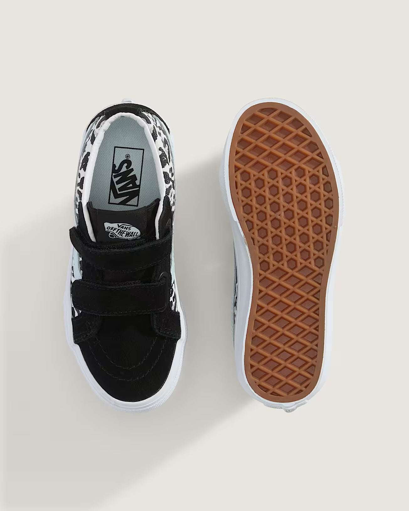 Vans Kids SK8-Mid Reissue V-Leopard Glitter Pastel | Vans | trainers - Northshore Newquay - Surf/Skate