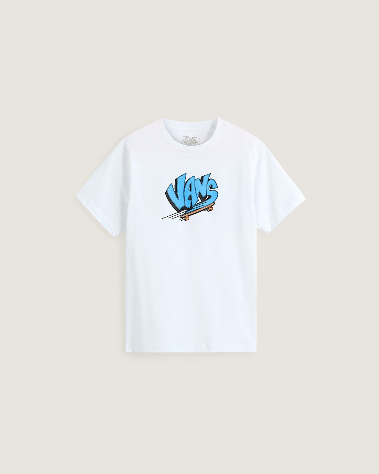Kids Vans Sk8 T-Shirt -White(Age 8-14) | Vans | T Shirt