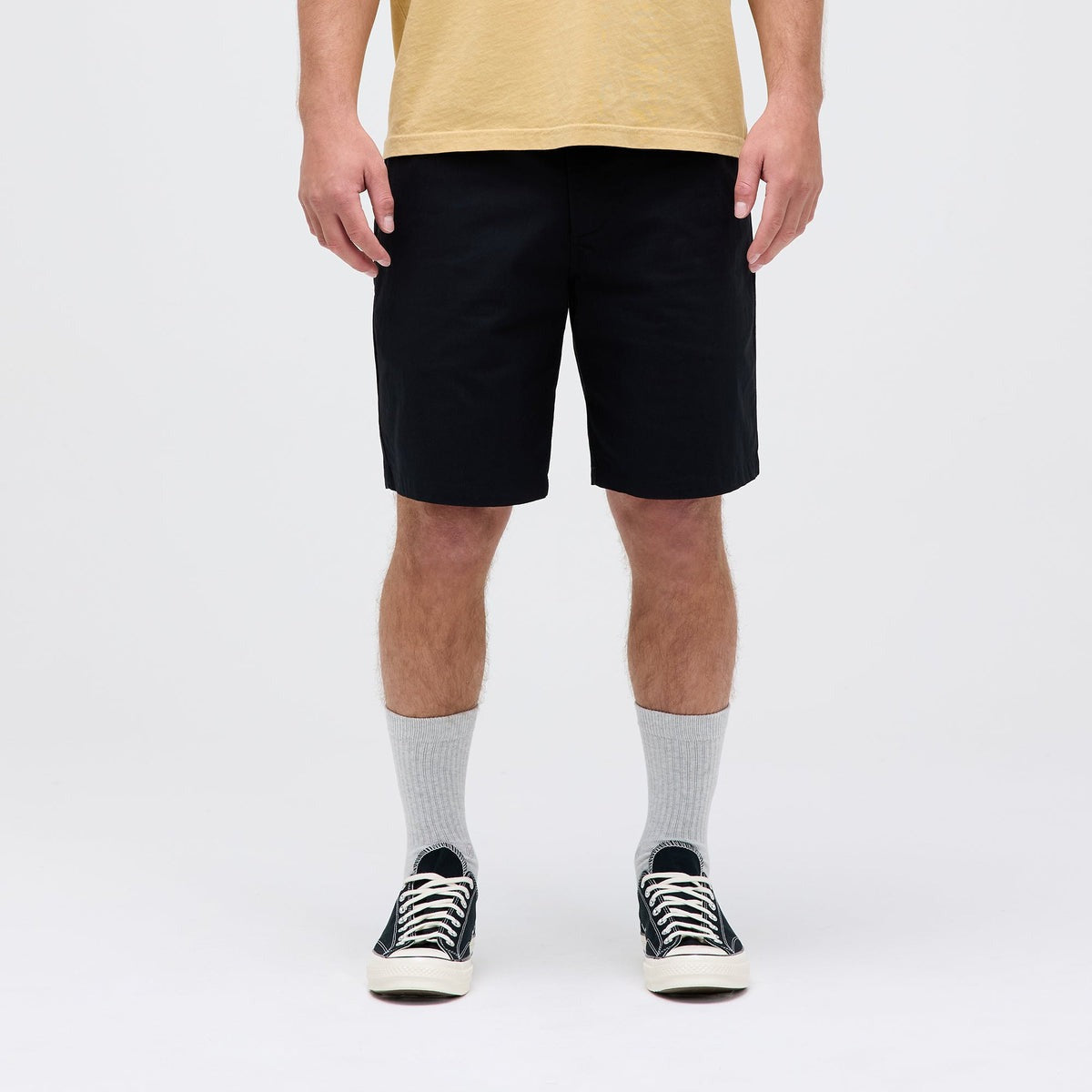 Stance Compound Chino Short-True Black | Stance | Shorts - Northshore Newquay - Surf/Skate Shop