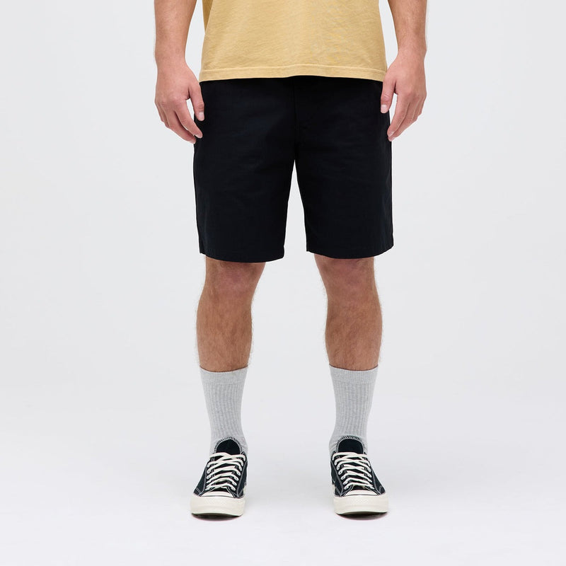Stance Compound Chino Short-True Black | Stance | Shorts - Northshore Newquay - Surf/Skate Shop