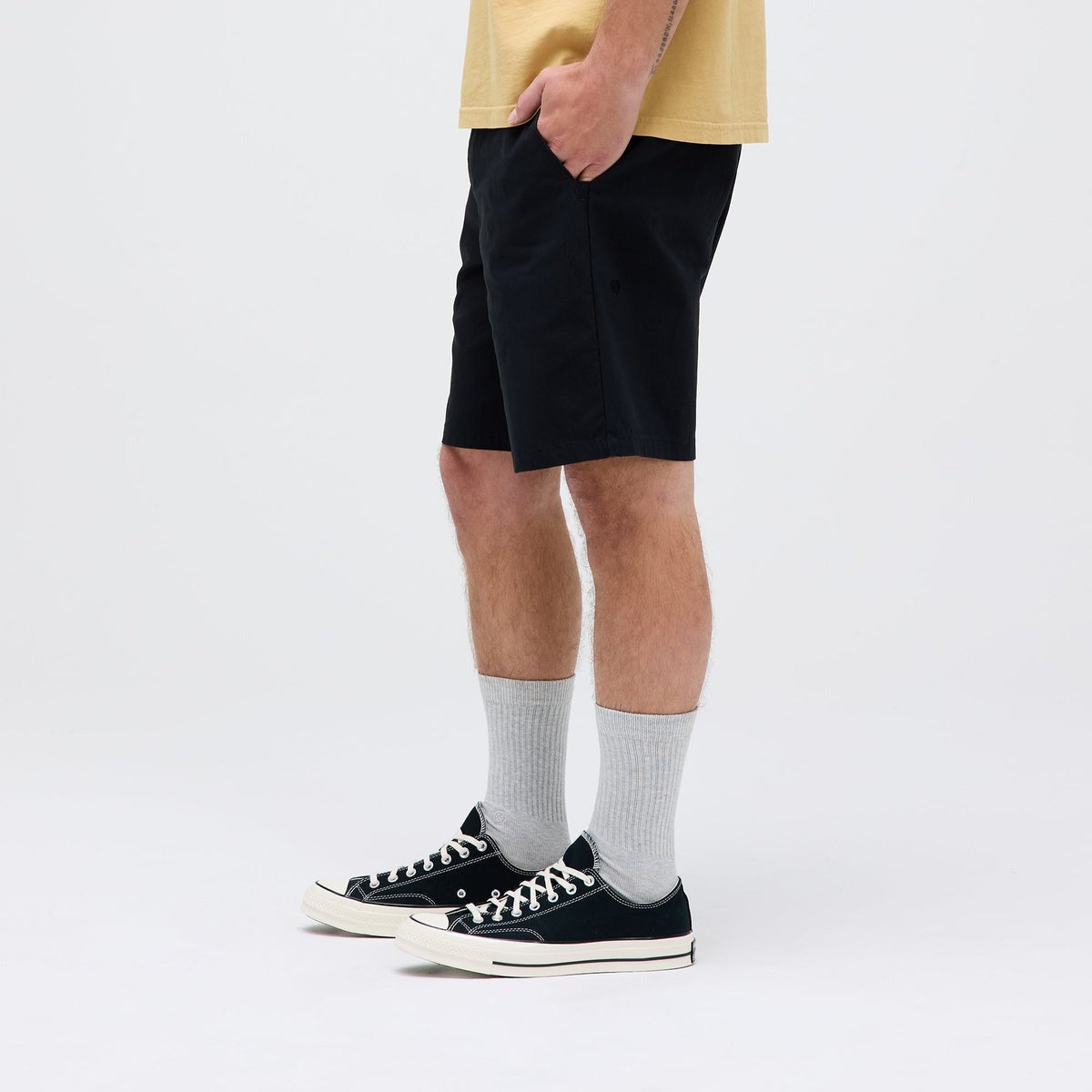Stance Compound Chino Short-True Black | Stance | Shorts - Northshore Newquay - Surf/Skate Shop