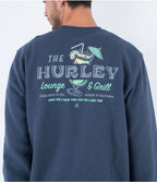 Hurley Lounge slub Sweatshirt-Blue | Hurley | Sweatshirt - Northshore Newquay - Surf/Skate