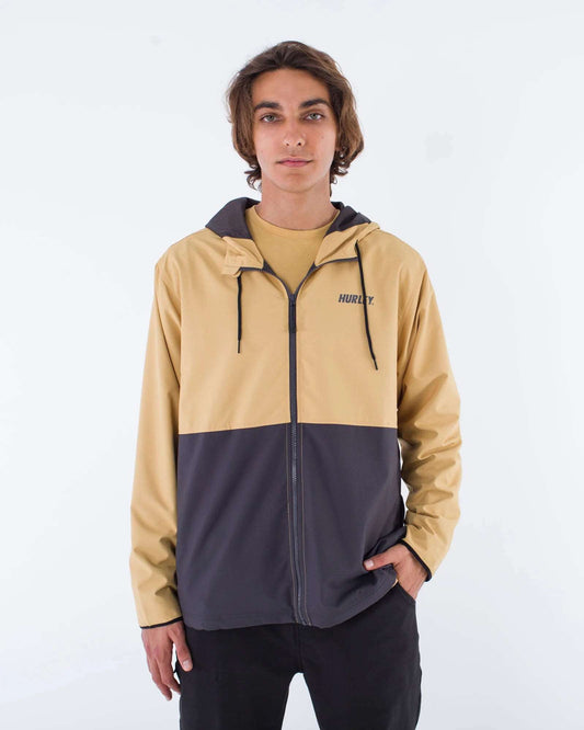 Hurley Pismo Windbreaker - Pebble | Hurley | Jacket