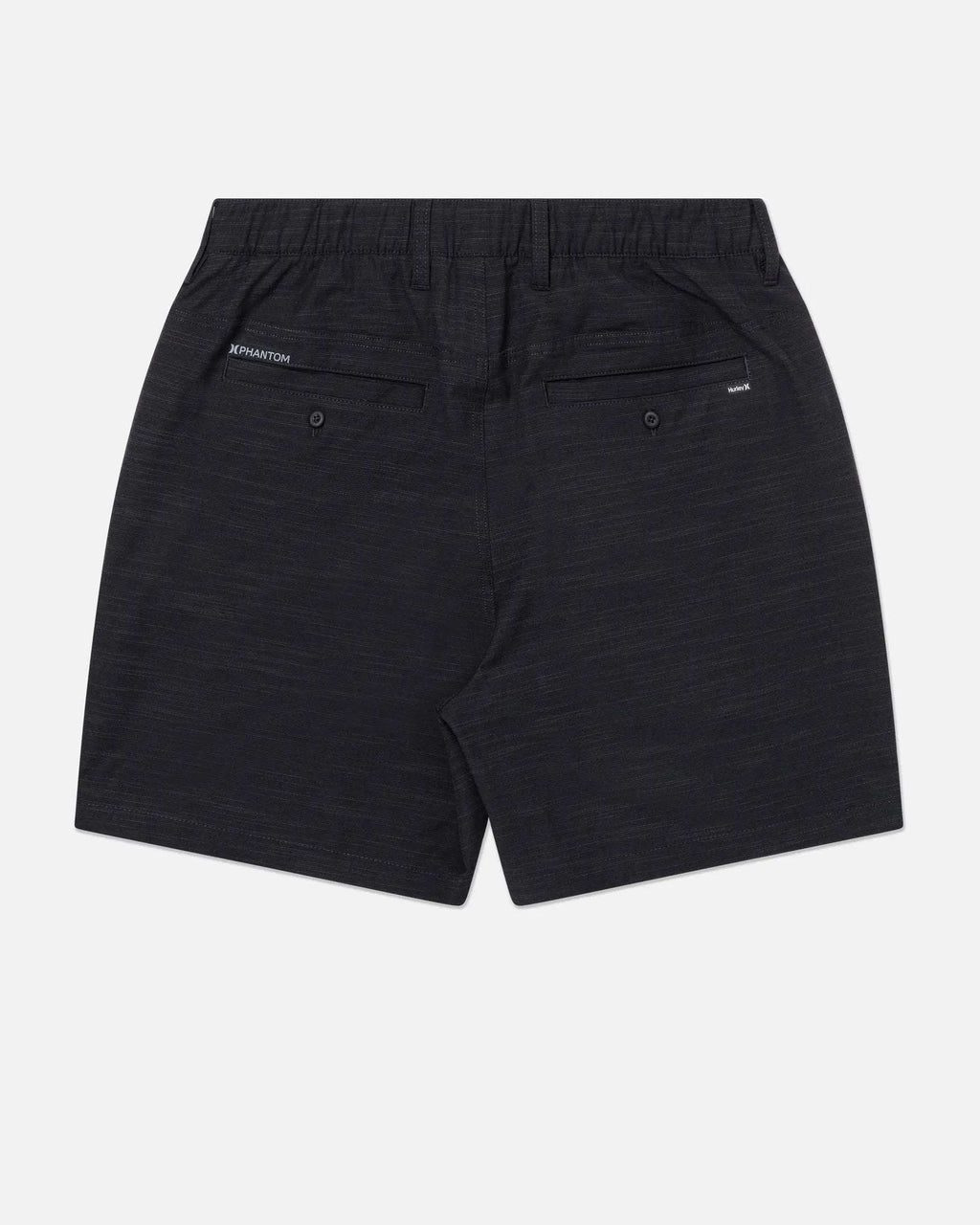 Hurley Phantom 18" Slub 3/4 waistband Shorts-Black | Hurley | Shorts - Northshore Newquay - Surf/Skate