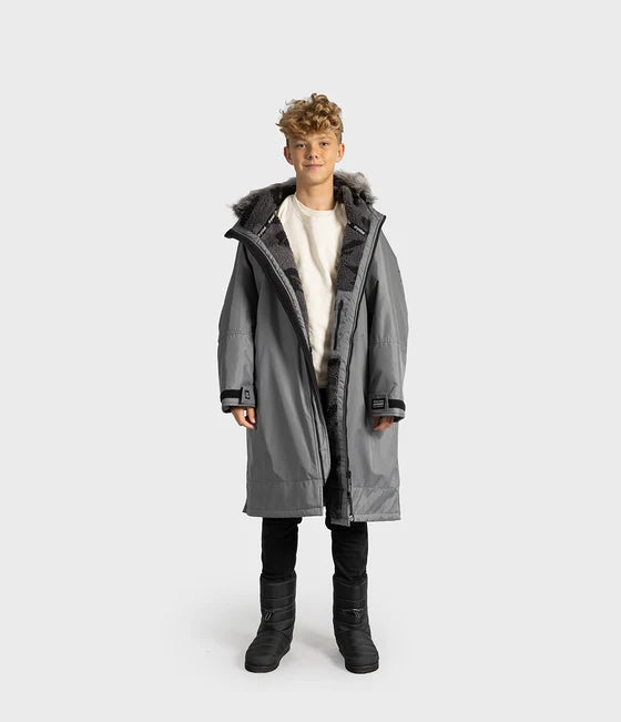 Dryrobe Kids Alpine Advance-Graphite | Dryrobe | - Northshore Newquay - Surf/Skate Shop