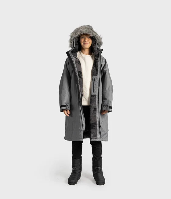 Dryrobe Kids Alpine Advance-Graphite | Dryrobe | - Northshore Newquay - Surf/Skate Shop