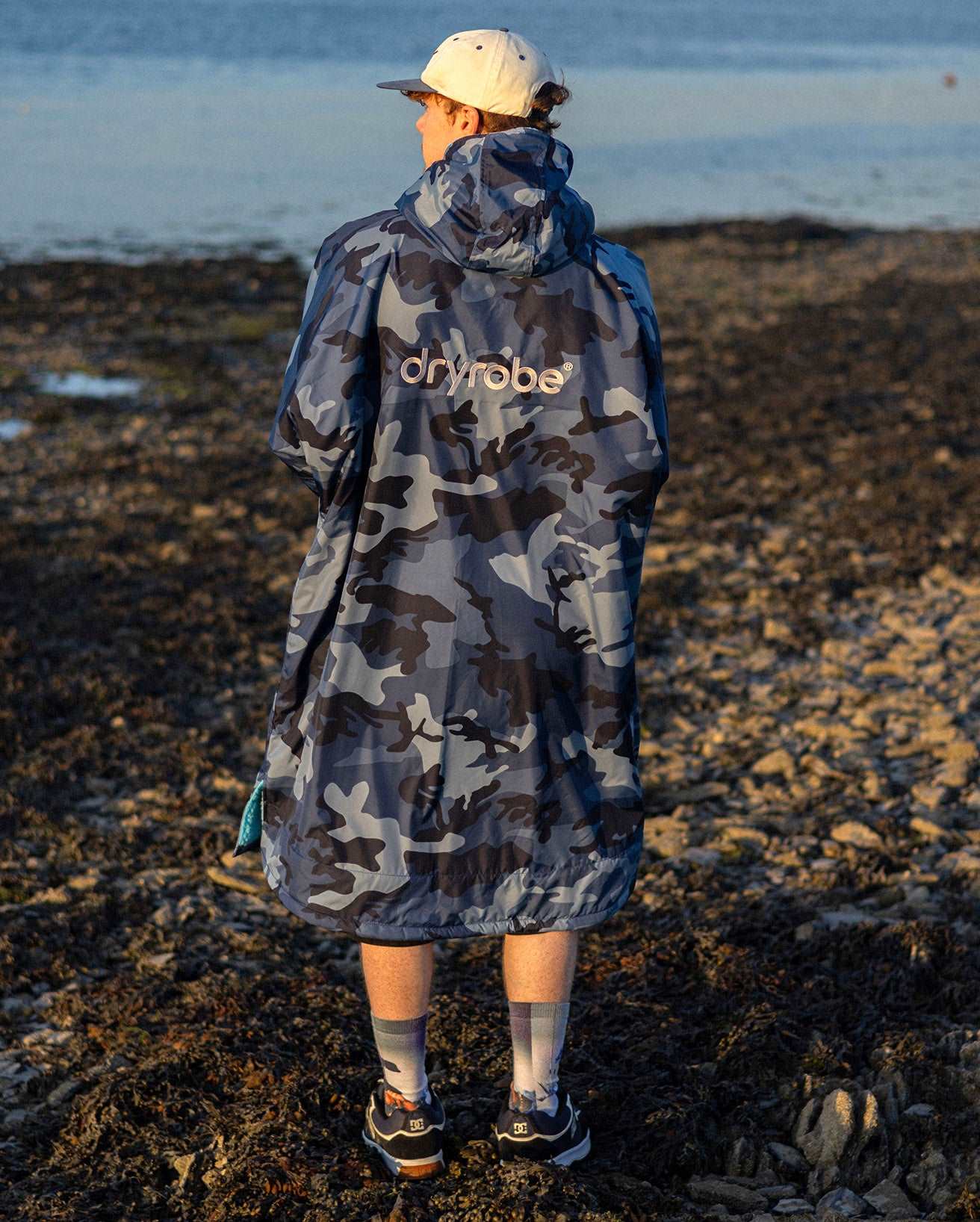 DryRobe V3 Adult Long Sleeve Blue Camo / Blue | Dryrobe | Dryrobe