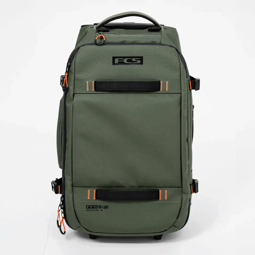 FCS Mission Wheely 42L Carry‑On | FCS | - Northshore Newquay - Surf/Skate Shop