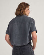 Vans Natalie Denim Shirt-Grey Wash | Vans | Shirt - Northshore Newquay - Surf/Skate