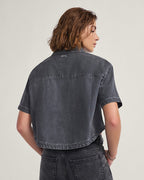 Vans Natalie Denim Shirt-Grey Wash | Vans | Shirt