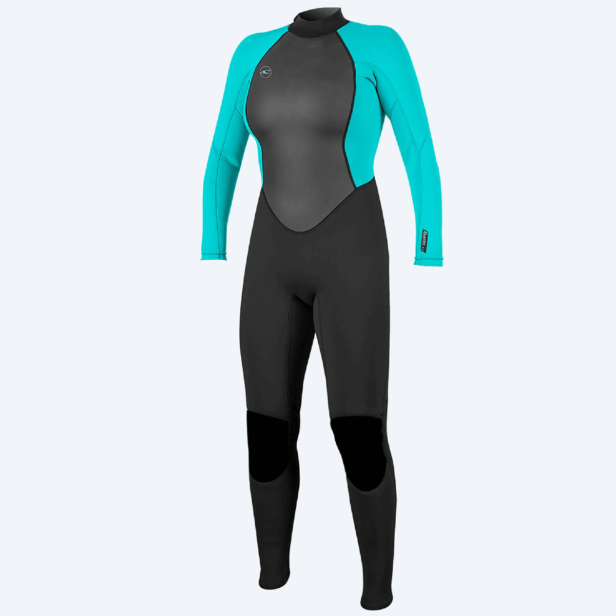 O’Neill Women’s Reactor-2 3/2mm Back Zip Full Wetsuit Black / Aqua | O’neill | Summer Wetsuit - Northshore Newquay - Surf/Skate Shop