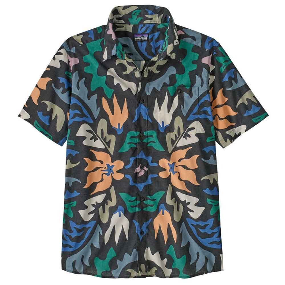 Patagonia Men's Go-To Shirt- Kaleido: Black | Patagonia | Shirt - Northshore Newquay - Surf/Skate Shop