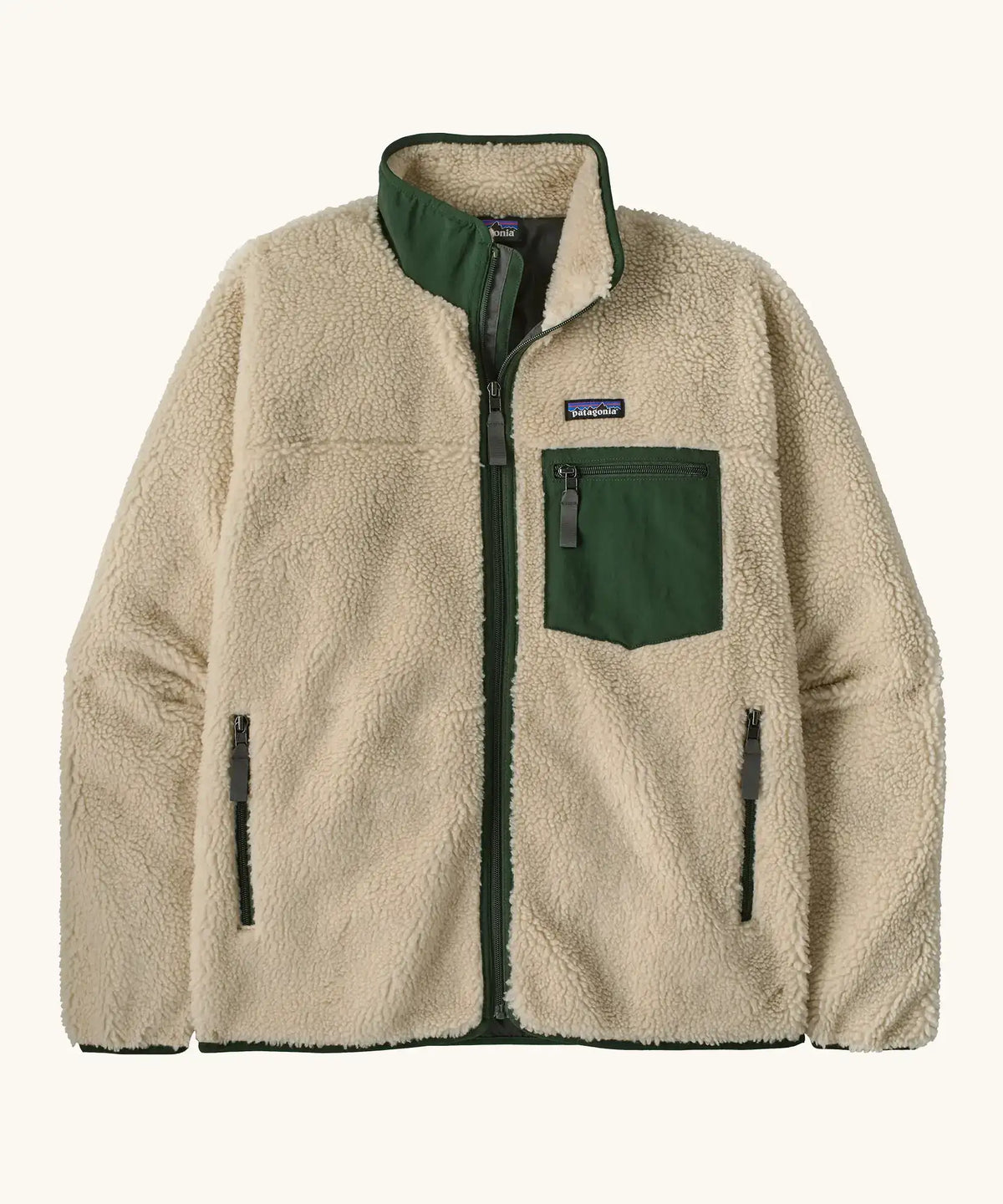 Patagonia Men's Classic Retro-X® Fleece Jacket-Dark Neautral/Treeline Green | Patagonia | - Northshore Newquay - Surf/Skate Shop